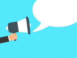 Megaphone clipart morning announcement - 125 transparent clip arts ...