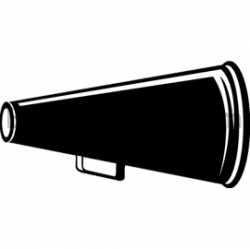 Cheerleader megaphone clip art danasrig top - Clipartix