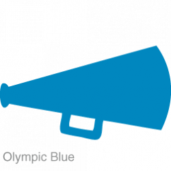 Blue cheer megaphone free clipart images - Clipartix