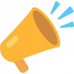 Cheering Megaphone Emoji for Facebook, Email & SMS | ID#: 12174 ...