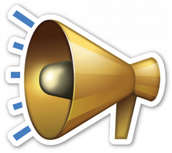 Public Address Loudspeaker | Emojis | Loudspeaker, Emoji, Emoji stickers
