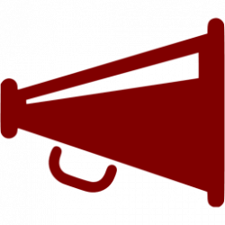 Maroon megaphone icon - Free maroon megaphone icons