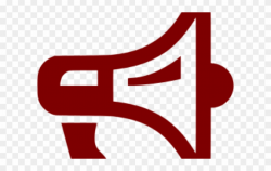 Maroon Clipart Megaphone - Png Download (#2995524) - PinClipart