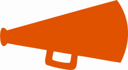 Orange megaphone clipart - Cliparting.com