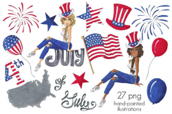 Independence Day Clipart, 4th Of July Clipart, Patriotic Clipart ...