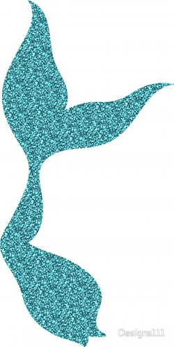 Mermaid tail clipart glittery jpg - Clipartix