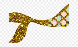 Mermaid Tail Clipart Gold Glitter - Clipart Mermaid Tail Png ...