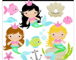 Free Mermaids Cliparts, Download Free Clip Art, Free Clip Art on ...