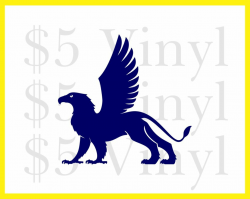 Amazon.com: Guardian Gryphon at attention Vinyl Car/Laptop Decal ...