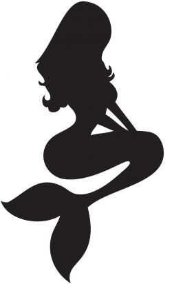 Mermaid Clipart Black And White | Free download best Mermaid Clipart ...