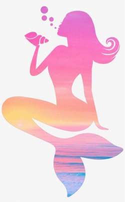 Mermaid Clipart Siren - Mermaid On Sea Shell - Free Transparent PNG ...