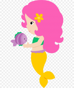 Mermaid, Pink, Art, transparent png image & clipart free download