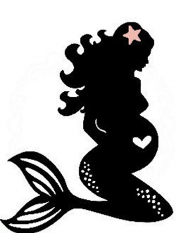 Pregnant mermaid svg in 2019 | Products | Mermaid baby showers, Baby ...