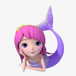 Purple Mermaid, Mermaid Clipart, Violet, Mermaid PNG Transparent ...
