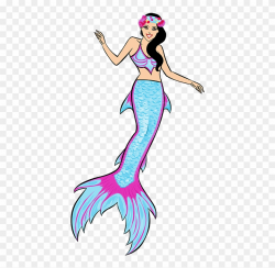 Alt Text Here - Realistic Mermaid Cartoon Clipart (#929864) - PinClipart