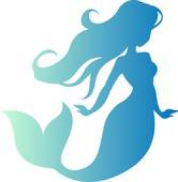 Mermaid Silhouette Clip Art - Royalty Free - GoGraph