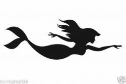 Free Mermaid Silhouette, Download Free Clip Art, Free Clip Art on ...