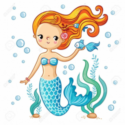 Stock Vector | dreams | Mermaid images, Mermaid cartoon, Mermaid vector