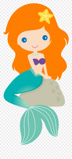 Baby Mermaid Clip Art - Mermaid Clipart - Png Download (#1560098 ...