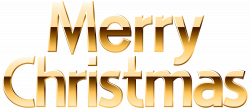 Merry Christmas Gold PNG Clip Art Image | Gallery Yopriceville ...