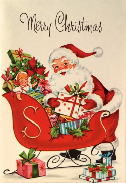 Vintage Christmas Card | Vintage pictures | Vintage christmas cards ...