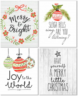 Christmas Farmhouse Decor Your Thing?! Print These for FREE ...