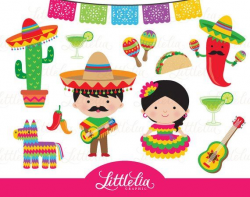 Fiesta clipart - Mexican cinco de Mayo clipart - 15058 ...