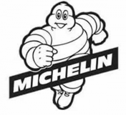 Michelin Logo Black & White | Logo design love, Michelin man ...