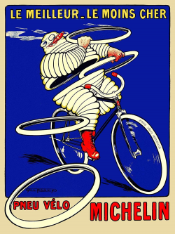 Amazon.com: Magnet Pneu Velo Michelin Tires 1912 Vintage ...