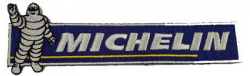 NEW MICHELIN LOGO Tire Racing embroidered iron on patch. 5.3 ...