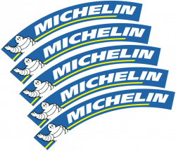Michelin Full Color Tire Design Peel&Heat