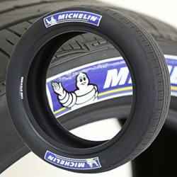 Amazon.com: Tire Stickers Michelin Blue & White Logo - DIY ...