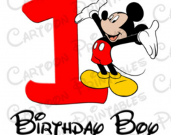 Mickey Mouse Birthday Clipart | Free download best Mickey Mouse ...