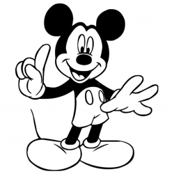 Free Mickey Mouse Black And White, Download Free Clip Art, Free Clip ...