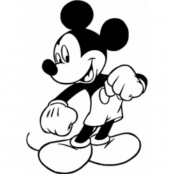 Mickey mouse black and white mickey mouse clipart black and white ...