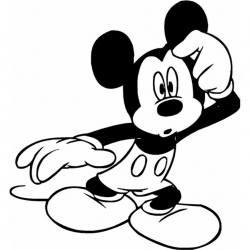 Mickey Mouse Clipart Black And White | Clipart Panda - Free Clipart ...