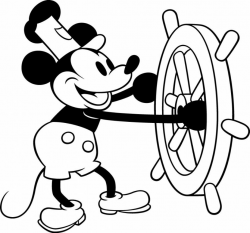 Mickey Mouse Clipart Black And White | SOIDERGI
