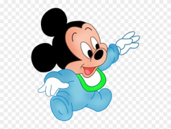 Baby Mickey Mouse Disney Cartoon Clip Art Images On - Blue Baby ...