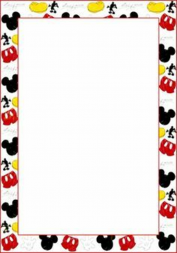 Image result for mickey mouse border template | Mickey Mouse ...