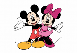 Mickey And Minnie Mouse Clipart - Minnie Y Mickey Png Free PNG ...