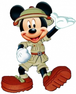 Safari Mickey Mouse Clipart