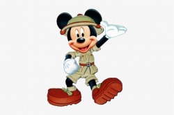 Safari Clipart Mickey Mouse And Friend - Mickey Mouse Safari PNG ...