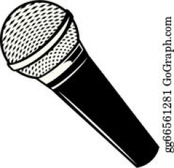 Microphone Clip Art - Royalty Free - GoGraph