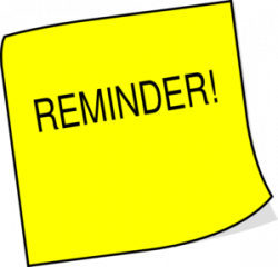 Reminder Note Clipart