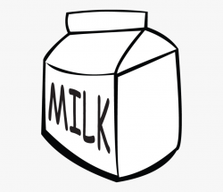 Child\'s Milk Box - Coloring Pages Of Milk #940915 - Free ...
