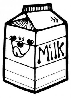 Box A Milk Coloring Page | Food coloring pages, Free ...