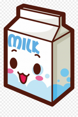 Milk Sticker - Leche Kawaii Clipart (#3704363) - PinClipart