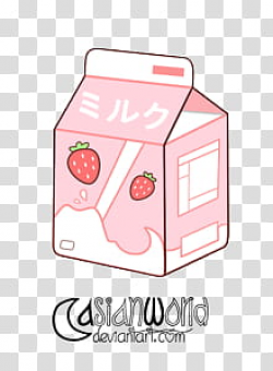 Milk, pink strawberry milk carton transparent background PNG ...