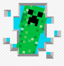 Minecraft Creeper Clip Art - Minecraft Clipart With ...