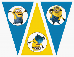 Minions: Free Printable Bunting, Labels and Toppers. - Oh My ...